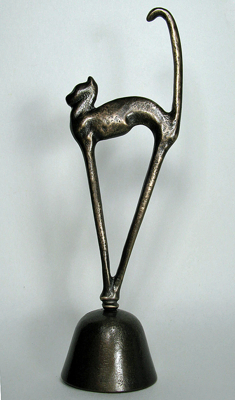 Bronze Cat Bell