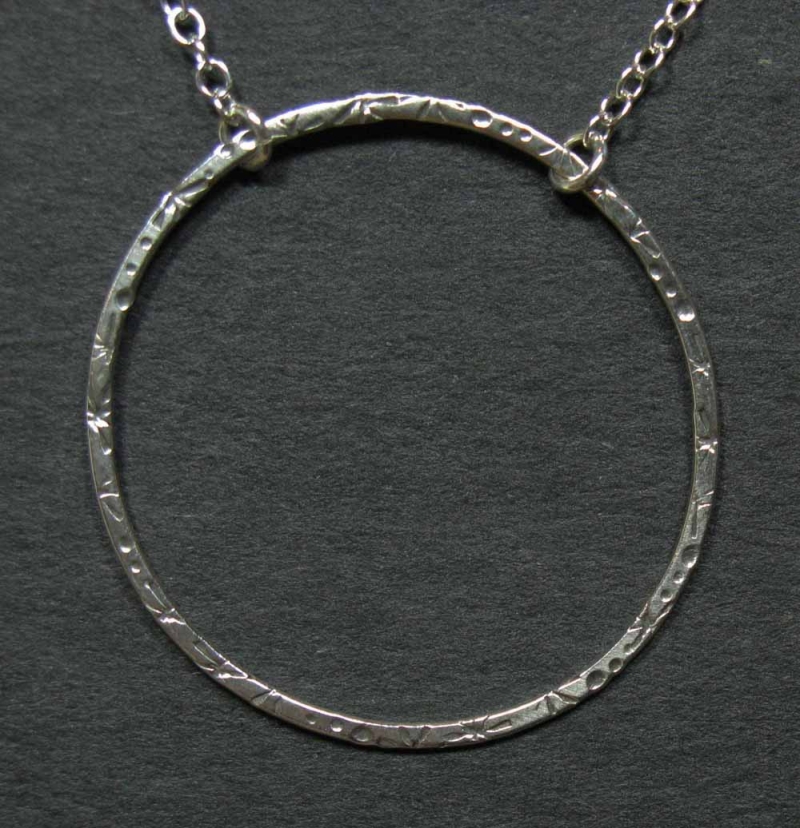 Circle of Stars Silver Necklace