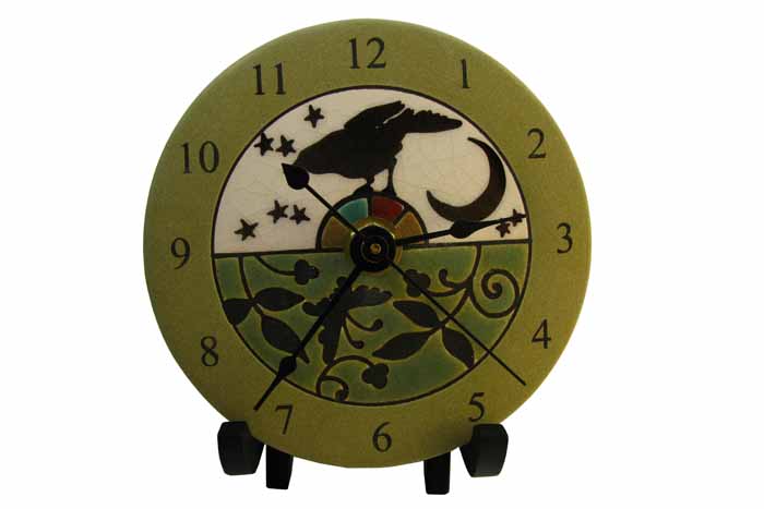 Clock - Bird Tapestry
