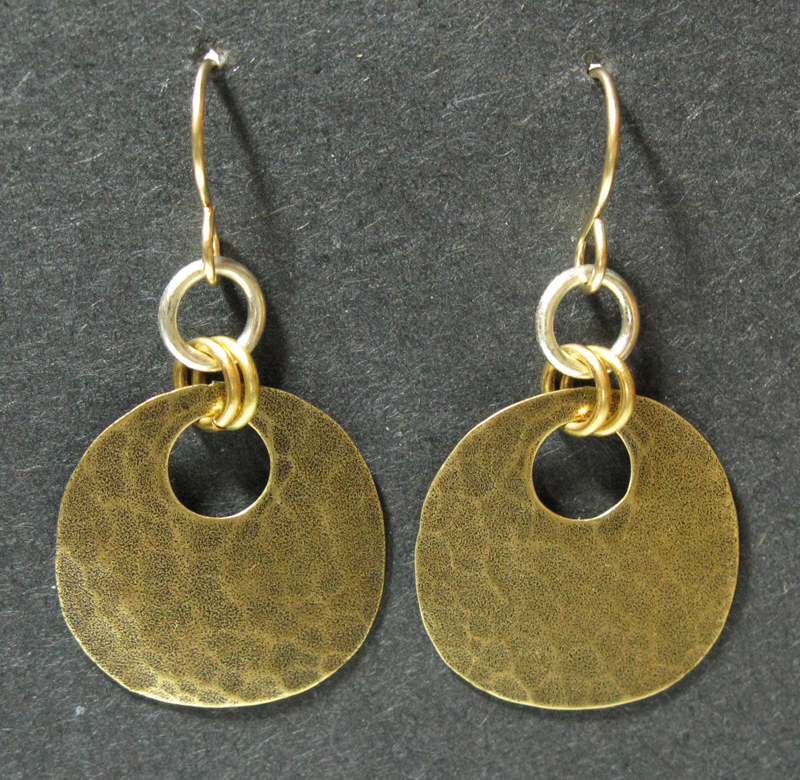 Large Oval Earrings with Jump Rings