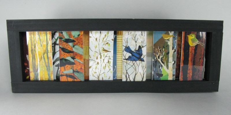 Desk Art Slider - Birds and Trees