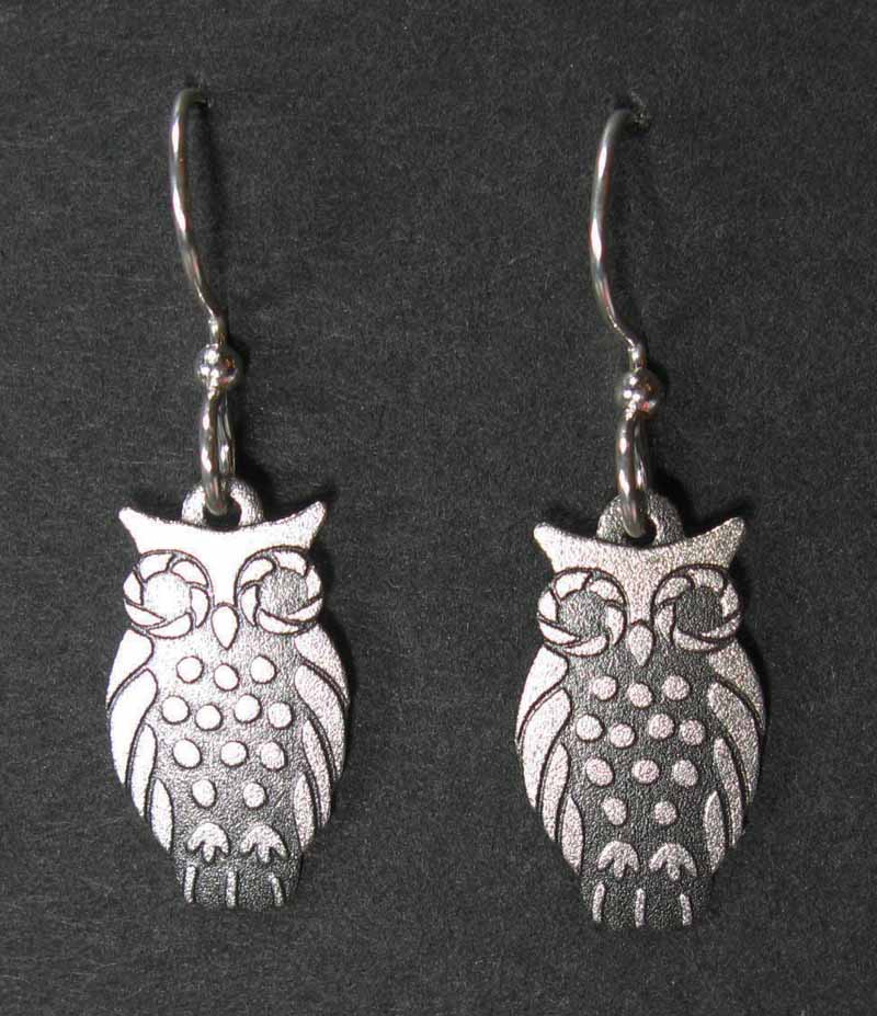 Owl Earrings - Small