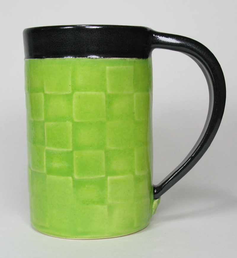 Ceramic Mug in Lime Green