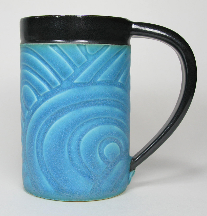 Ceramic Mug in Turquoise