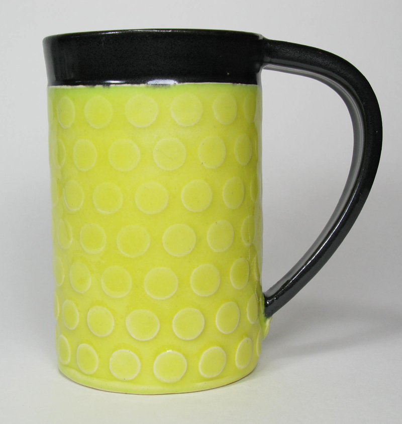 Ceramic Mug in Lemon Yellow