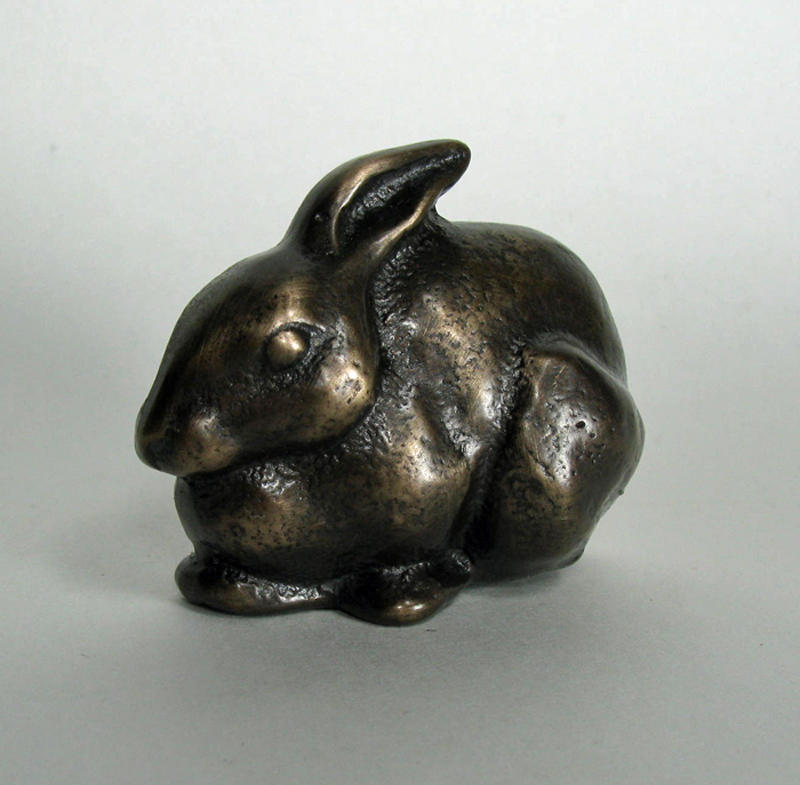 Bronze Rabbit - Seated