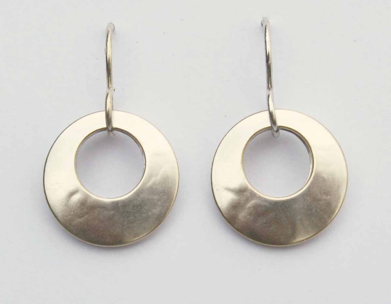Earrings with Small Open Ring