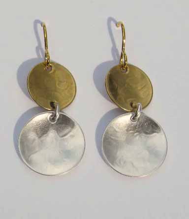Earrings with 2 Drops