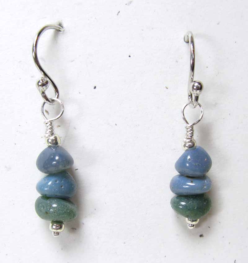 Leland Blue Stone Cairn Earrings