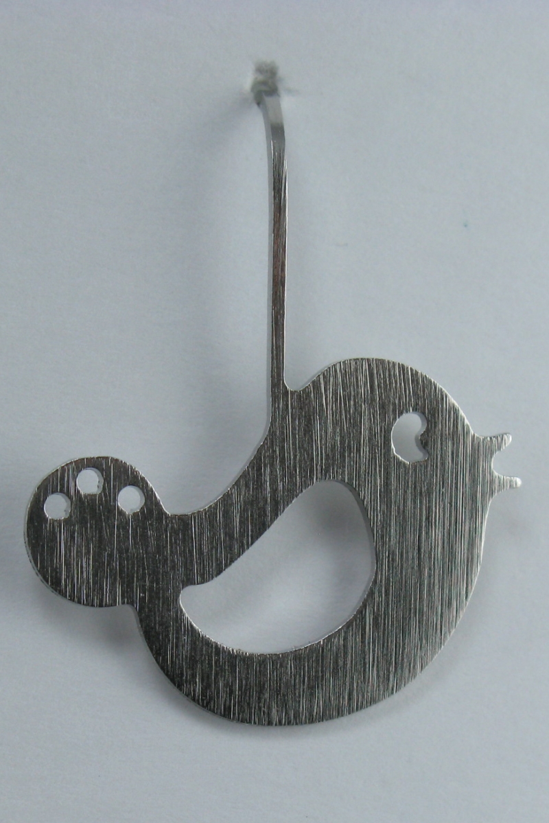 Bird Earrings in Stainless Steel