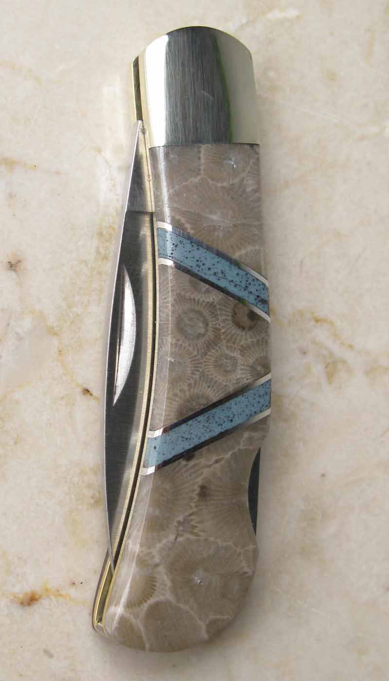 Petoskey Stone Pocket Knife